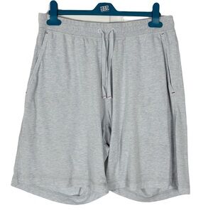 Nwot Daniel Buchler Grey Cotton Blend Sweat Shorts M Loungewear